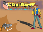 Cowboys saloon shootout - играть онлайн бесплатно