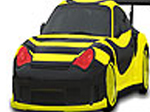 Fast striped car coloring - играть онлайн бесплатно