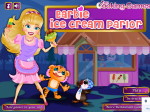Barbie Ice Cream Parlor - Приготовь Мороженое вместе с Барби! - играть онлайн бесплатно