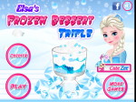 Elsas Frosen Desert - замороженный десерт с Эльзой из Холодного Сердца! - играть онлайн бесплатно