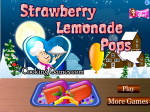 Лимонадно-клубничное эскимо - strawberry-lemonade-pops - играть онлайн бесплатно
