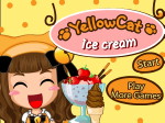 Ресторанчик "Жёлтый Кот" - yellow-cat-ice-cream - играть онлайн бесплатно