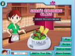 green tea ice cream - Мороженое со вкусом зелёного чая. - играть онлайн бесплатно