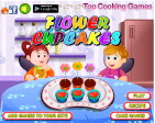 flower-cupcakes - Цветочные горшочки 2 (маффины) - играть онлайн бесплатно