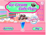 ice-cream-cake-pops - Мороженое-пирожное на палочкке - играть онлайн бесплатно