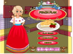 mia-cooking-peach-flan - Готовим с Мией 3 - играть онлайн бесплатно