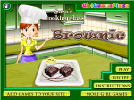 saras-cooking-class-for-brownies - Как Сара шоколадный пирог пекла - играть онлайн бесплатно