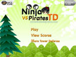 Ниндзя против пиратов - играть онлайн бесплатно