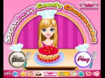 strawberry-candy-cheesecake - Конфетный чизкейк с клубникой - играть онлайн бесплатно
