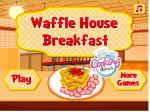 waffle-house-breakfast - Вафельный завтрак - готовим дома! - играть онлайн бесплатно