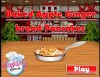 Baked apple gingerbread pancakes - играть онлайн бесплатно