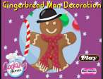 Gingerbread-man decoration - играть онлайн бесплатно
