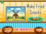 Make fried snacks - играть онлайн бесплатно