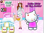 Hello Kitty у врача на приёме - играть онлайн бесплатно