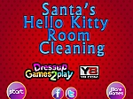 Hello Kitty Санта-уборка - играть онлайн бесплатно