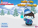 Hello Kitty Зима - играть онлайн бесплатно