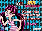 Monsterhigh Draculaura Spa Facial Makeover - играть онлайн бесплатно