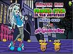 Monster High Frankie Stein Dress Up - играть онлайн бесплатно