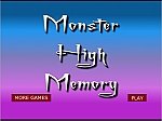 Monster High memory - играть онлайн бесплатно