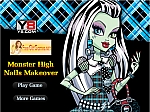 Monster High nails makeover - играть онлайн бесплатно
