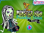 Monster High Frankie Stein Hairstyle - играть онлайн бесплатно