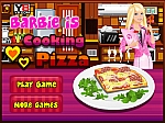 Barbie cooking pizza - играть онлайн бесплатно