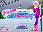 Барби на горнолыжном курорте - играть онлайн бесплатно