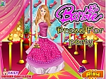 Барби Одежда для вечеринки - играть онлайн бесплатно
