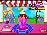 Барби и мороженое - играть онлайн бесплатно