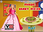 Барби Конфетная пицца - играть онлайн бесплатно