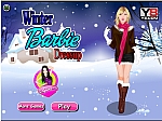 Барби зимой- одевалка - играть онлайн бесплатно