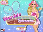 Барби теннис - играть онлайн бесплатно