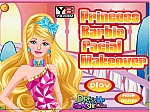 Принцесса Барби и макияж - играть онлайн бесплатно