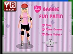 Барби едет кататься на роликах - играть онлайн бесплатно