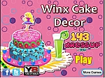 Winx Cake Decor - играть онлайн бесплатно