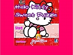 Hello Kitty Красный паззл - играть онлайн бесплатно