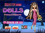 Monster High Dolls dressup - играть онлайн бесплатно